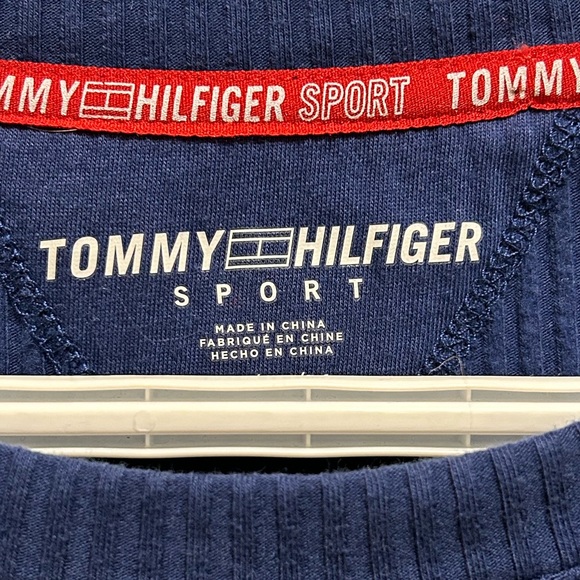 Tommy Hilfiger Sport- Women’s Blue Long Sleeve Size Medium - Picture 3 of 4